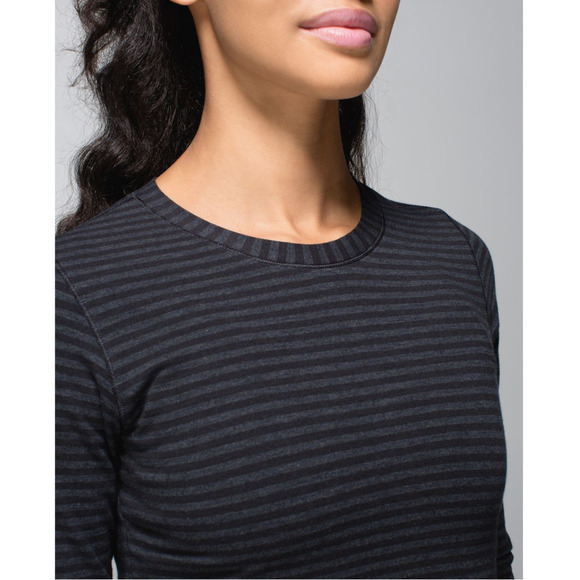 Lululemon Long Sleeve Mini Dress Gray Black 6 - Picture 6 of 13